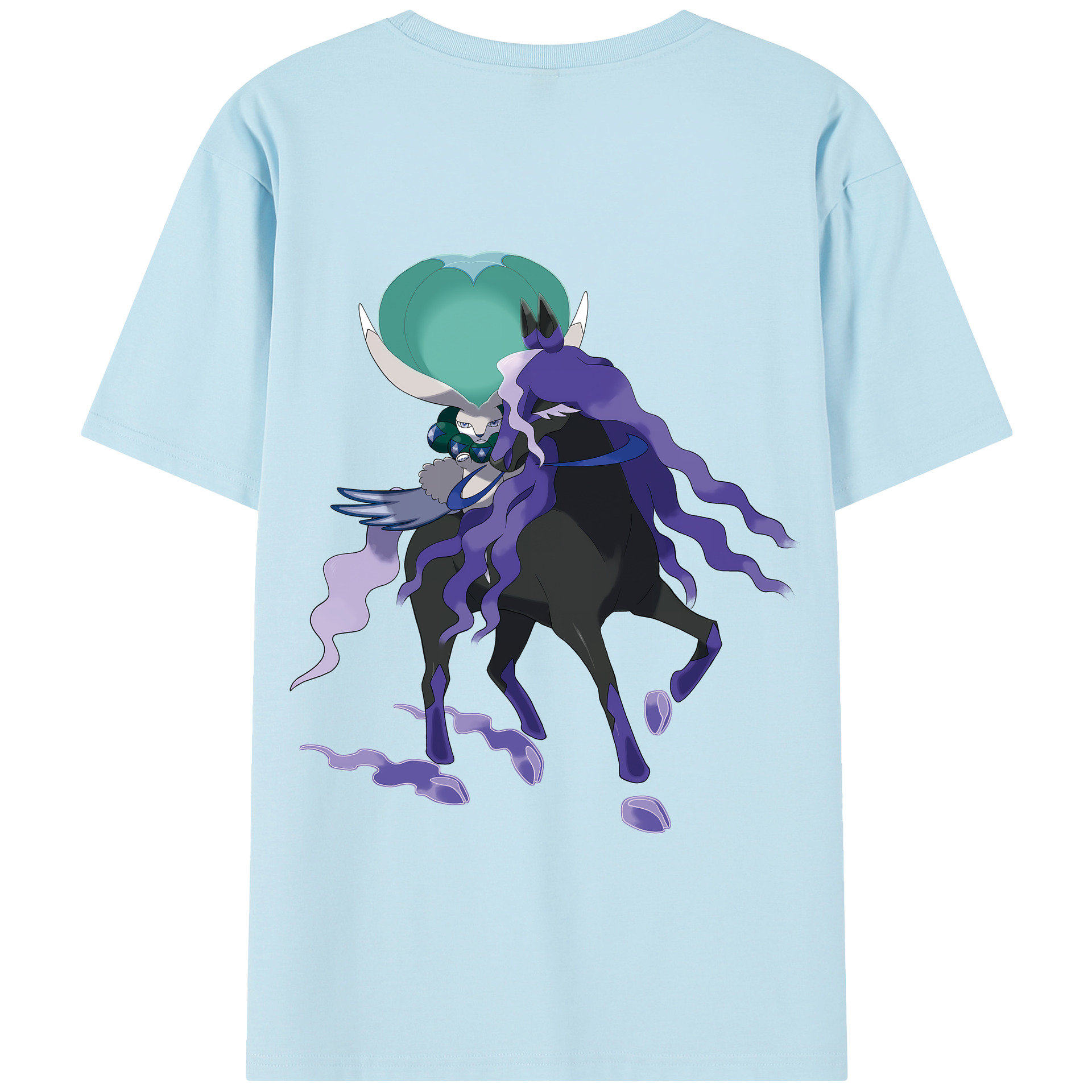（画像用） ポケットモンスター Pokémon 綿100％半袖Tシャツ（背面プリント）